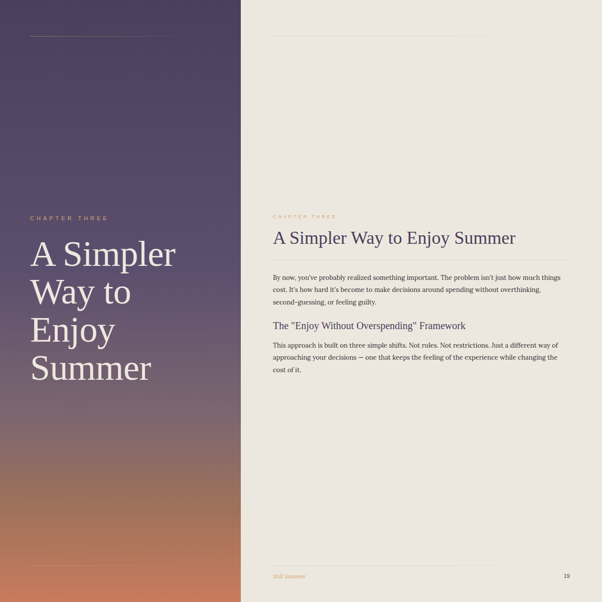STILL SUMMER